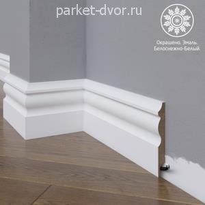 Плинтус Madest Decor 14-100-12 Белый 12х100 мм (пог. м)