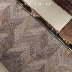 Пробковые полы Corkstyle Chevron Brown Lock
