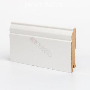 Плинтус Deartio Universal U104-80 Белый 16х80х2050 мм (пог. м)