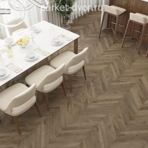SPC ламинат Alpine Floor Chevron Alpine Еco 18−4 Дуб Насыщенный