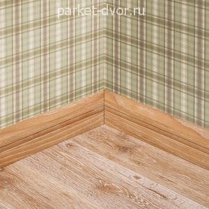 Плинтус Parketoff из массива Дуб Юкон (пог. м)