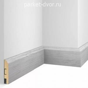 Плинтус МДФ CoSca Artiva WP07 Дуб Старинный Свтело-серый 16х80х2400 мм (пог. м)