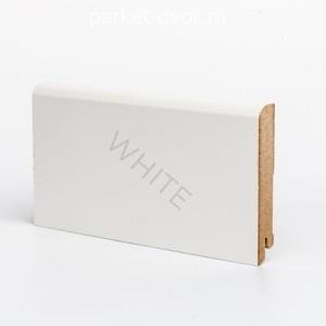 Плинтус Deartio Economy W02-100 White 16х100х2050 мм (пог. м)