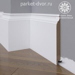 Плинтус Madest Decor 27-185-18 Белый 18х185 мм (пог. м)