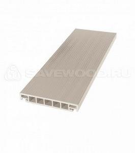 Террасная доска SaveWood Salix-S Бежевый 25х163х4000 мм
