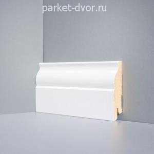 Плинтус Deartio Universal U103-80 Белый 16х80х2050 мм (пог. м)