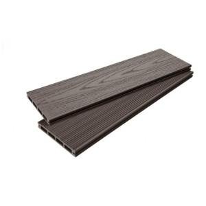 Террасная доска ДПК EcoDecking Tehno Economy Венге 20х145х4000 мм