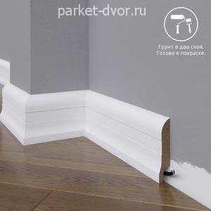 Плинтус Madest Decor 01-083-18 Под покраску 18х83 мм (пог. м)