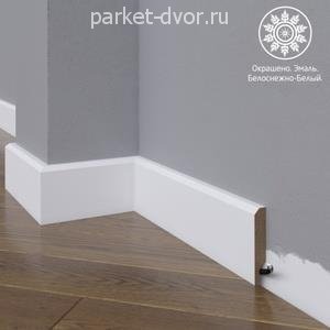 Плинтус Madest Decor 19-064-12 Белый 12х64 мм (пог. м)