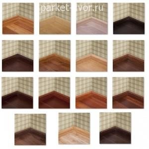 Плинтус из массива Parketoff (пог. м)