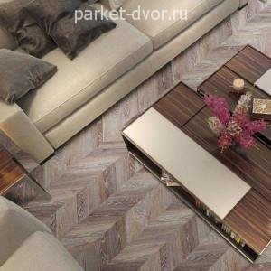 Пробковые полы Corkstyle Chevron Brown Lock