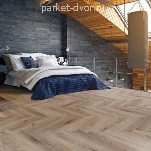 Виниловый SPC ламинат CronaFloor Herringbone H004 Дуб Монпелье