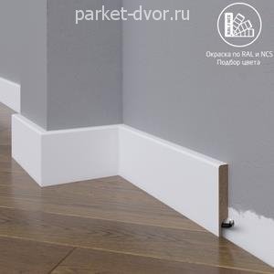 Плинтус Madest Decor 09-072-12 окрашенный в ваш цвет RAL/NCS 12х72 мм (пог. м)