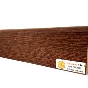 Плинтус TeckWood Дуб Бронза 16х75х2150 мм (пог. м)