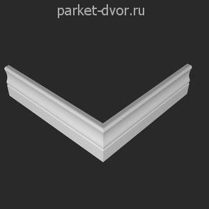 Плинтус Deartio P14.82.16 Белый под покраску 16х82х2070 мм (пог. м)
