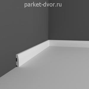 Плинтус Deartio P12.70.16 Белый под покраску 16х70х2070 мм (пог. м)