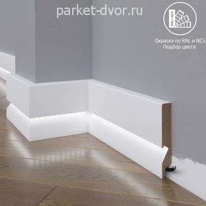 Плинтус Madest Decor 29-100-18 окрашенный в ваш цвет RAL/NCS 18х100 мм (пог. м)