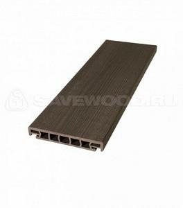 Террасная доска SaveWood Salix-S R Тёмно-коричневый 25х163х4000 мм