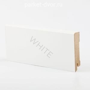Плинтус Deartio Economy W029-80 White 16х80х2050 мм (пог. м)