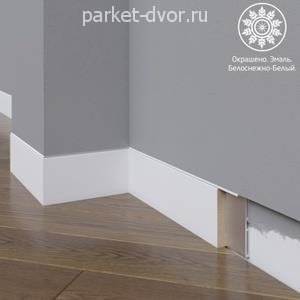 Плинтус Madest Decor 25-058-10 Белый 10х58 мм (пог. м)