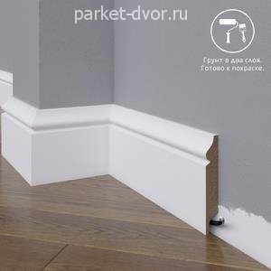 Плинтус Madest Decor 12-100-16 Под покраску 16х100 мм (пог. м)