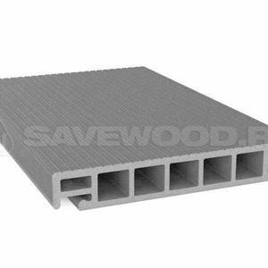Террасная доска SaveWood Salix-S Серый 25х163х4000 мм