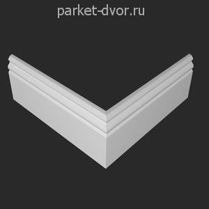 Плинтус Deartio P5.120.18 Белый под покраску 18х120х2070 мм (пог. м)