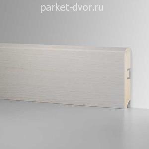 Плинтус Hannahholz Aktuel Design №33 Дуб Джок Стрейтч Белый 16х81 мм (пог. м)