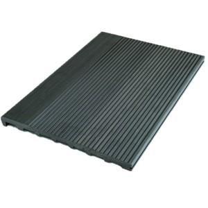 Профиль ступеней из ДПК EcoDecking Tehno Графит 22х345х3000 мм