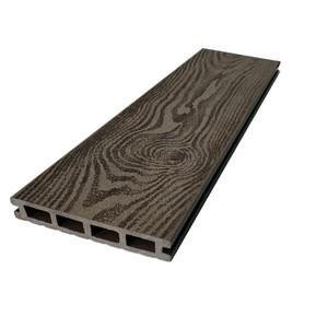 Террасная доска ДПК EcoDecking Komfort Шоколад 23х143х3000 мм