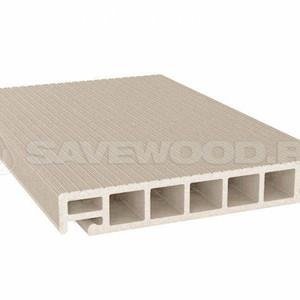 Террасная доска SaveWood Salix-S Бежевый 25х163х4000 мм