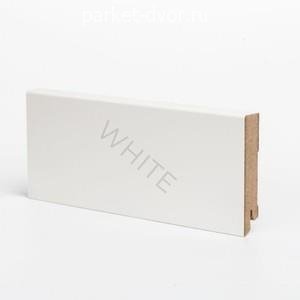 Плинтус Deartio Economy W06-80 White 16х80х2050 мм (пог. м)