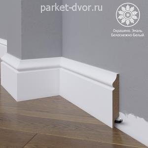 Плинтус Madest Decor 12-100-16 Белый 16х100 мм (пог. м)