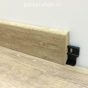Плинтус МДФ Alsafloor 456 Дуб Прованс 12х58х2500 мм (пог. м)