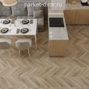 Виниловая плитка Alpine Floor Chevron Alpine LVT Еco 20−6B Дуб Синистра