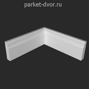 Плинтус Deartio P10.110.28 Белый под покраску 28х110х2070 мм (пог. м)