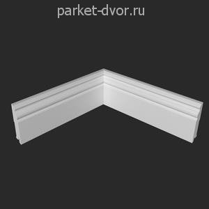 Плинтус Deartio P5.100.18 Белый под покраску 18х100х2070 мм (пог. м)