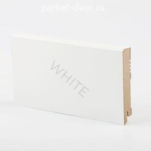 Плинтус Deartio Economy W29-100 White 16х100х2050 мм (пог. м)