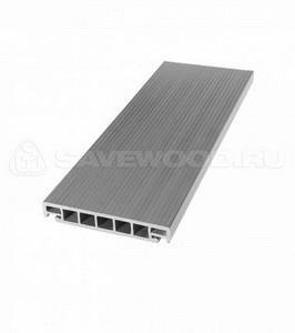 Террасная доска SaveWood Salix-S Серый 25х163х4000 мм