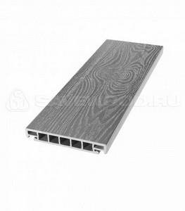 Террасная доска SaveWood Salix-S T Серый 25х163х6000 мм