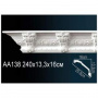 Карниз Перфект AA138 133х160х2400 мм