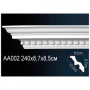 Карниз Перфект AA002F гибкий 85х87х2400 мм