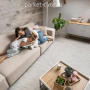 Кварцвиниловая плитка VOX Viterra Stone Line Light Concrete