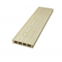 Террасная доска ДПК EcoDecking Praktik Слоновая кость 25х135х3000 мм