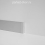Алюминиевый плинтус Евротрим 4037 Матовое серебро 10х60 мм (пог. м)