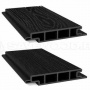 Террасная доска SaveWood Padus Чёрный Радиальный 25х155х4000 мм