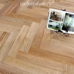 Инженерная паркет Marco Ferutti Hermitage Дуб Белёный Браш 122х15 мм
