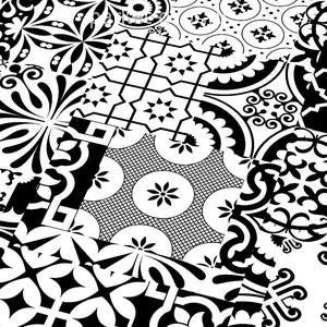Ламинат Falquon Quadraic Q002 Black&White