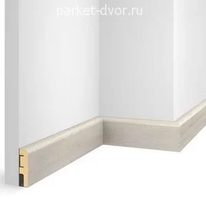 Плинтус МДФ CoSca Artiva EP02 Дуб Перламутровый 16х60х2400 мм (пог. м)