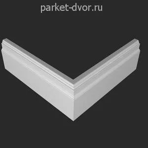 Плинтус Deartio P10.110.28 Белый под покраску 28х110х2070 мм (пог. м)